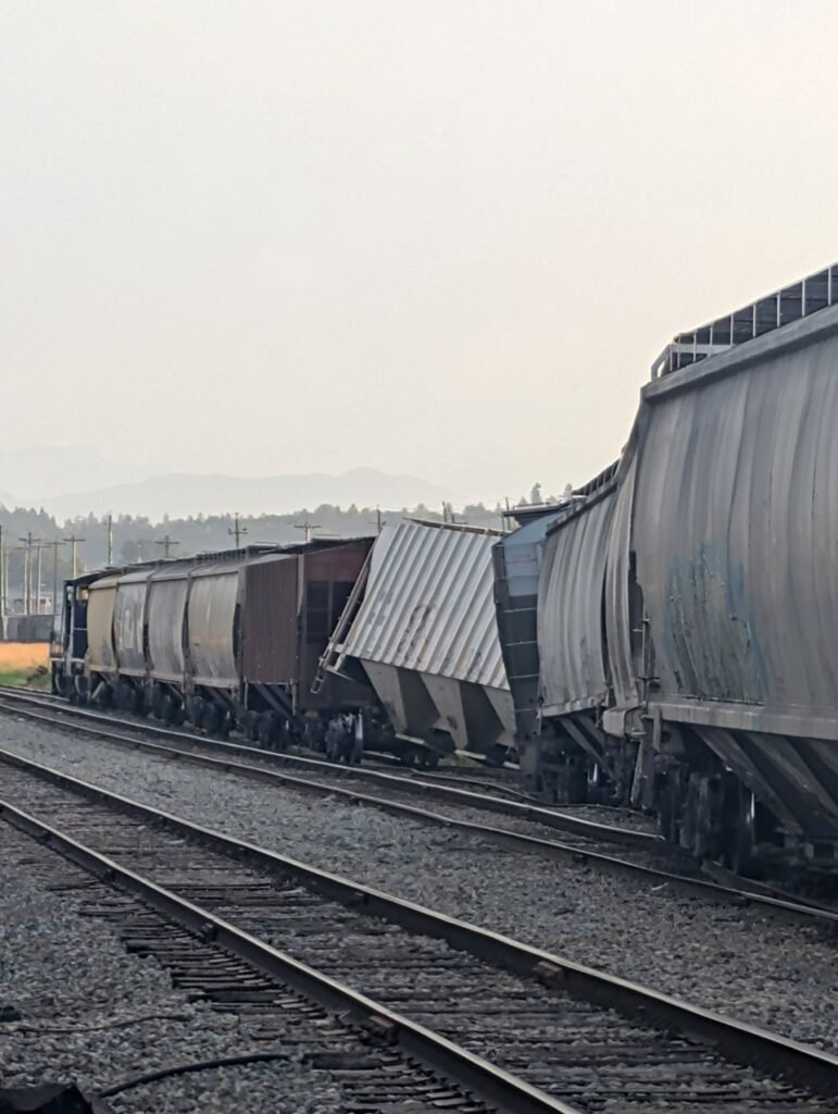 Road Reopens After Train Derailment Near Sumas Border