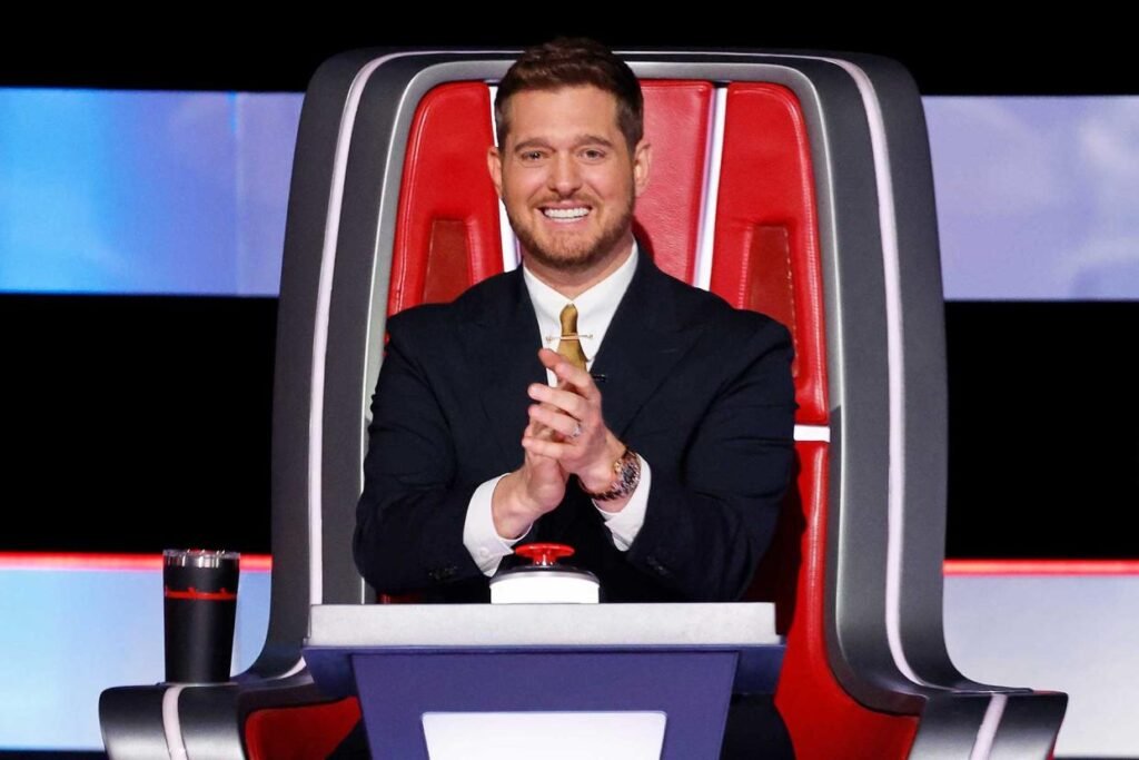 Michael Bublé Silver Hair Look The Voice