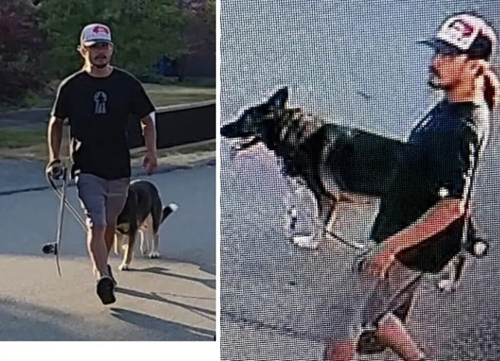 Nanaimo Police Search for Man Seen Abusing Dog