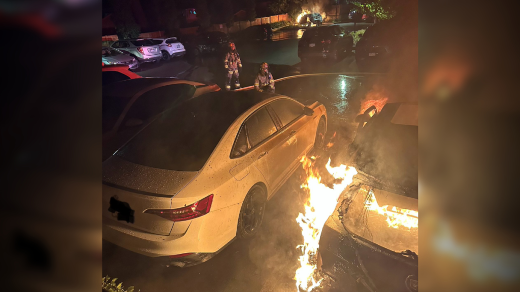 Colwood Car Fire Explosion Leaves Residents Alarmed